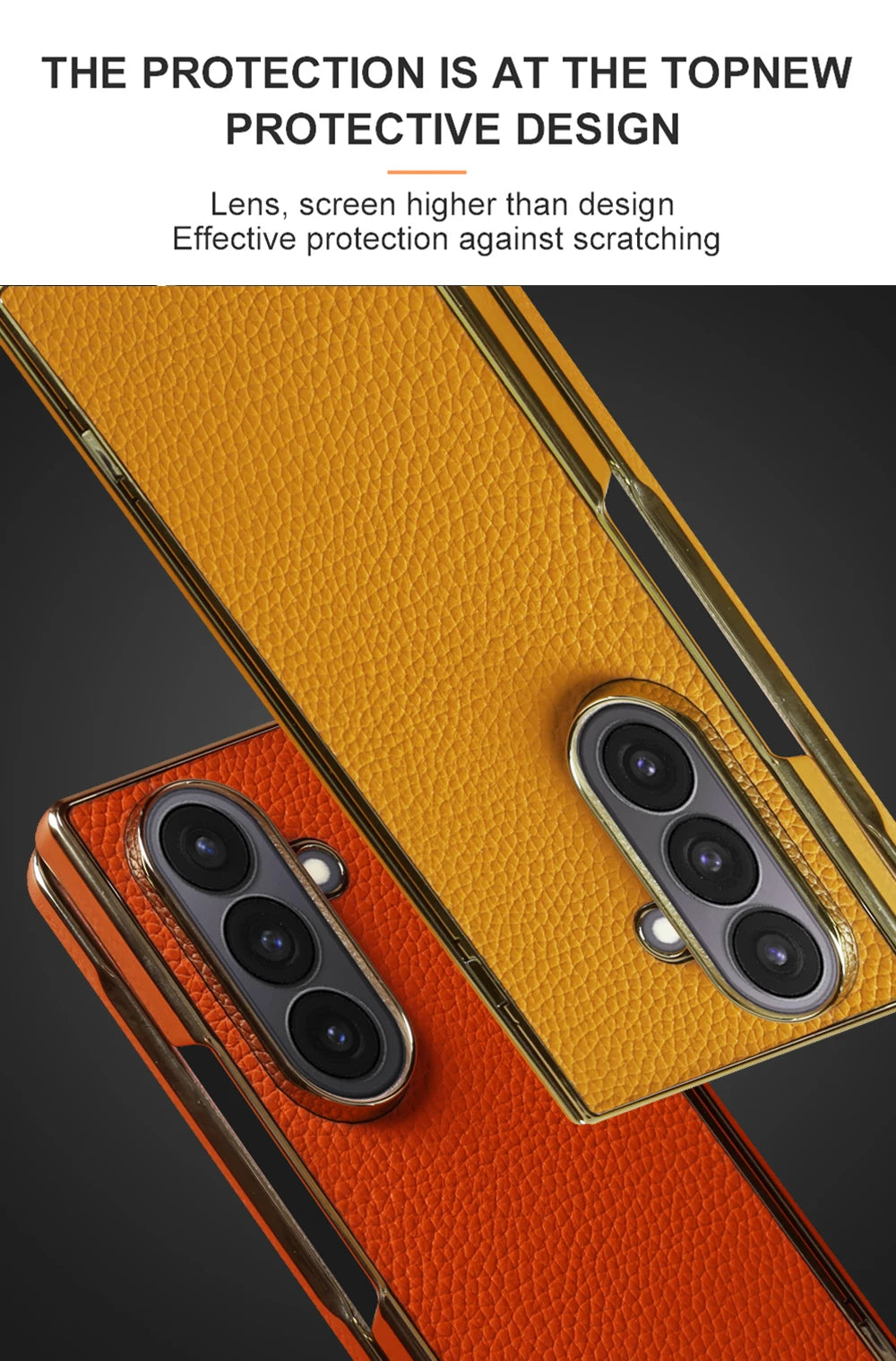 Genuine Leather Case For Samsung Galaxy Z Fold 7 6 5 4 3 fold4 fold3 Fold5 Fold6 Fold7 phone Cover Cases Fundas Coque Shell Capa