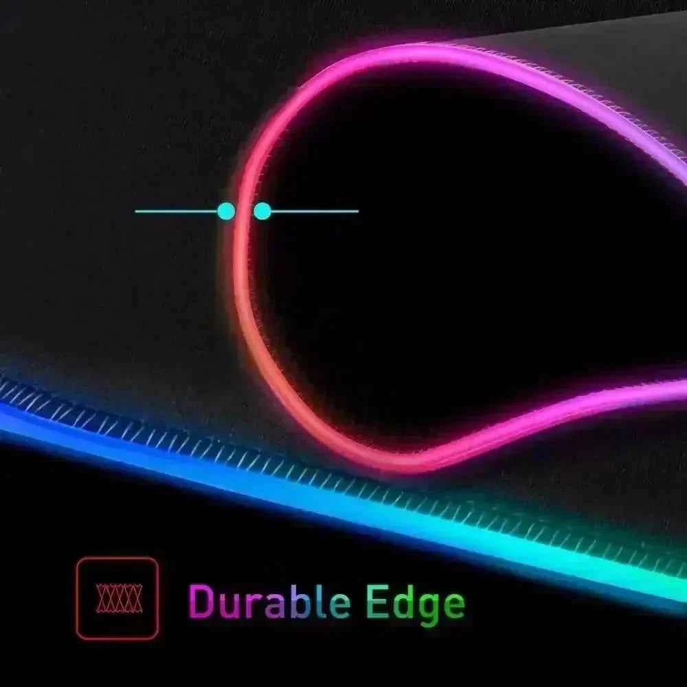 Redragon RGB LED Gaming Mouse Pad Rug Cool Anti-skid Keyboard Mat Computer Desk Accessories Mousepad Luminous Laptop Game Mats