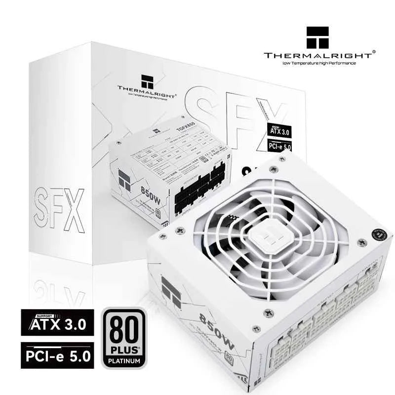 Thermalright TR-TPFX850-W White Chassis power supply，modulo completo medaglia SFX platino, supporto ATX3.0 /pcie5.0 (750/850W)