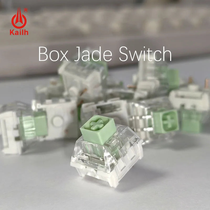kailh box Jade box Navy Switch kailh  Clicky Tactile Switches Mechanical keyboard Gaming Switch Heavy pressure hands  Jade Navy