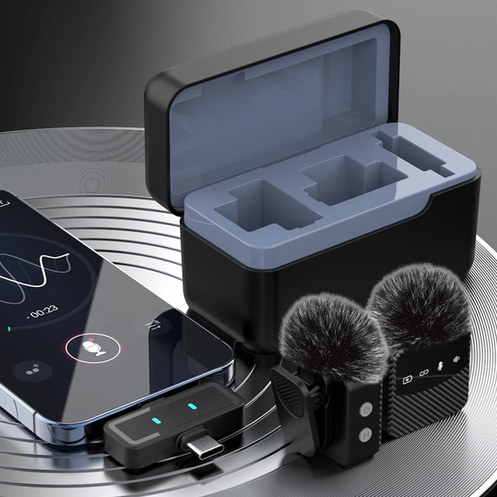 Mini Microphone for IPhone/Android/Camera with Noise Reduction Plug & Play Lapel Mic for Video Recording Vlogging Interview