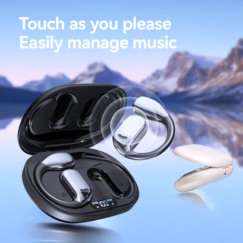 Tecsire Wireless Earbuds OWS Earphones Bluetooth Ear Hook HiFi Stereo Waterproof For Sports Fitness