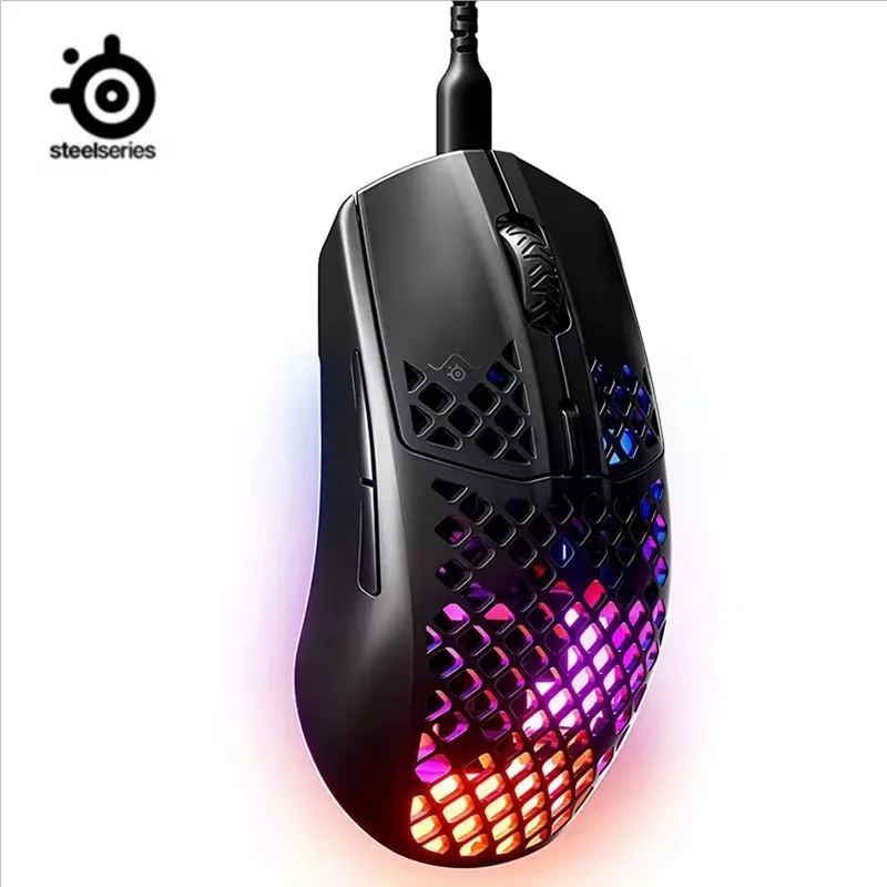 SteelSeries Aerox 3 Wired Gaming Mouse 8500 CPI TrueMove Core Optical Sensor Ultra-lightweight Water Resistant Design