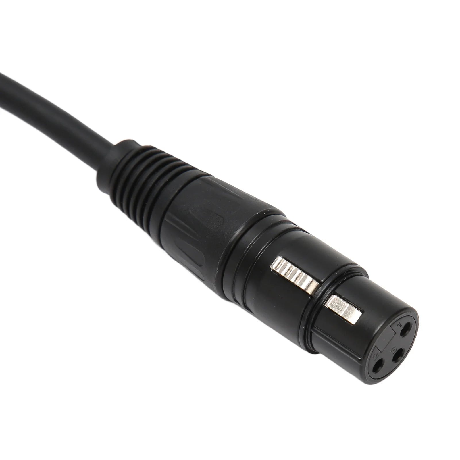 XLR Female To 1/4 Inch TRS Cable Low Latency XLR 3pin Female Cable Balanced Interconnect for 48V Phantom Power for Microphone