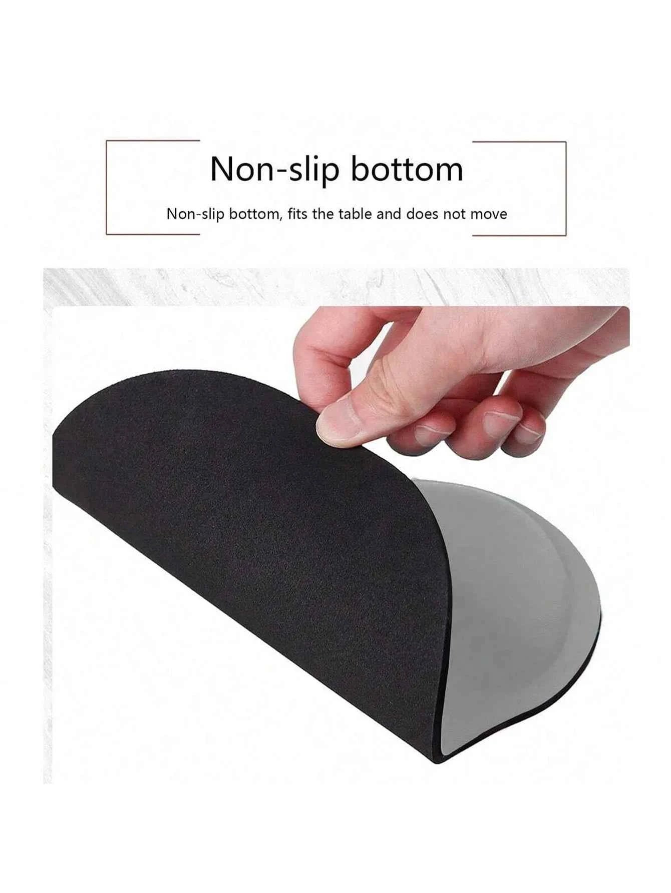 1 Piece Eva Wrist Rest Mouse Pad Laptop Mouse Wrist Support Pad Soft and Comfortable Solid Color Non-Slip Wrist Rest Mouse Pad Suitable for Daily Desktop Office Use