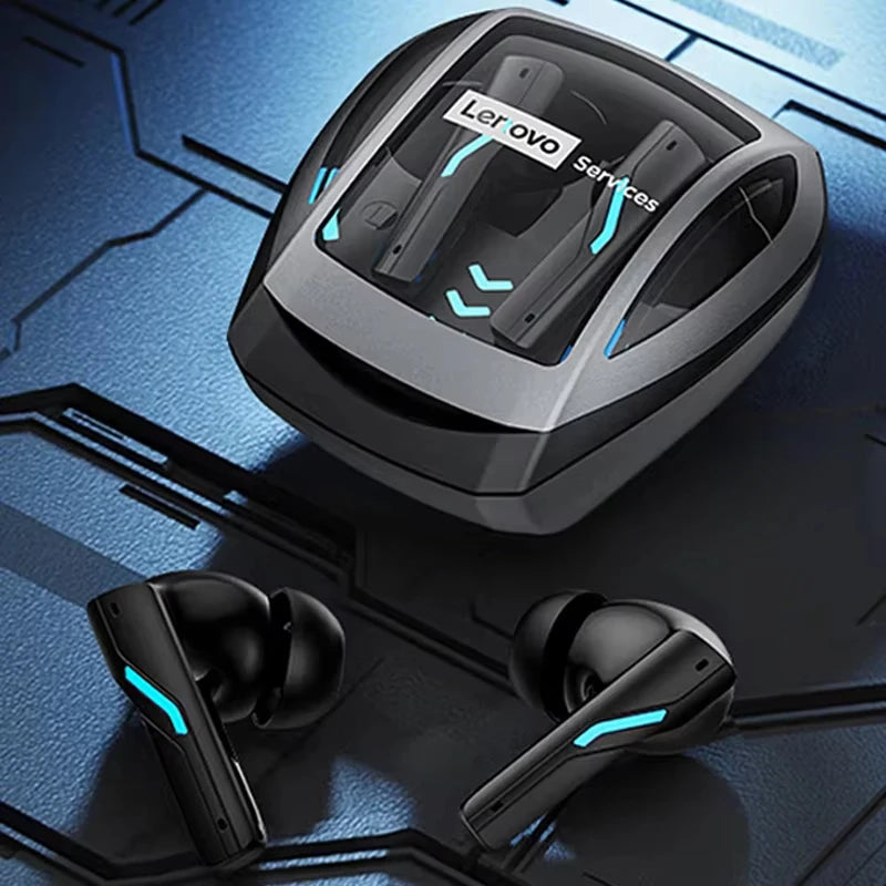 Lenovo GT100 True Bluetooth 6.0 Earphones Esports Gaming Wireless Headphone Low Latency HiFi Sound Music Earbuds Long Endurance