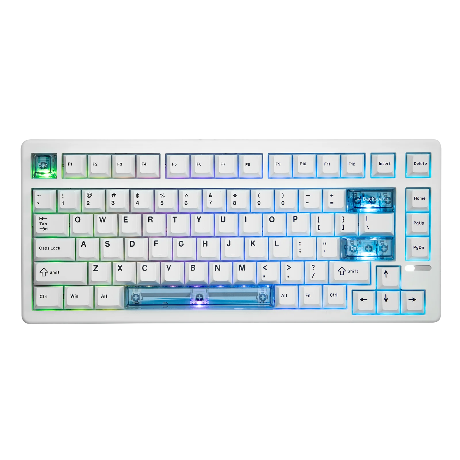 EPOMAKER HE80 75% QWERTY US Layout Hot-Swap Gasket Wired Hall Effect Mechanical Keyboard with DKS & SOCD