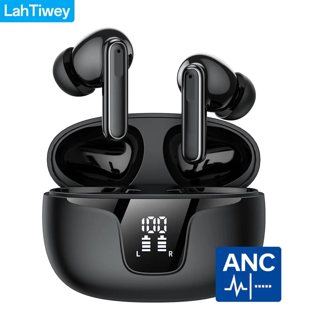 Hybrid Active Noise Cancelling Wireless Earbuds Bluetooth Earphones,in Ear Wireless Headphones ANC, TWS Bluetooth 5.3 Headsets