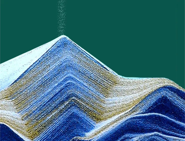 Flowing Sand Painting Living Room Foyer Art Dynamic Decoration Office Desktop Decoration Home 3D Flowing Sand Decoration