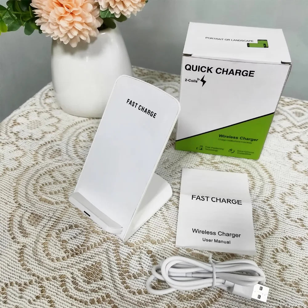 30W Fast Wireless Charger Stand Pad for iPhone 17 16 15 14 13 -11/XR, Samsung Galaxy S25/S26/S21/S20, Xiaomi 17 15 14, Huawei