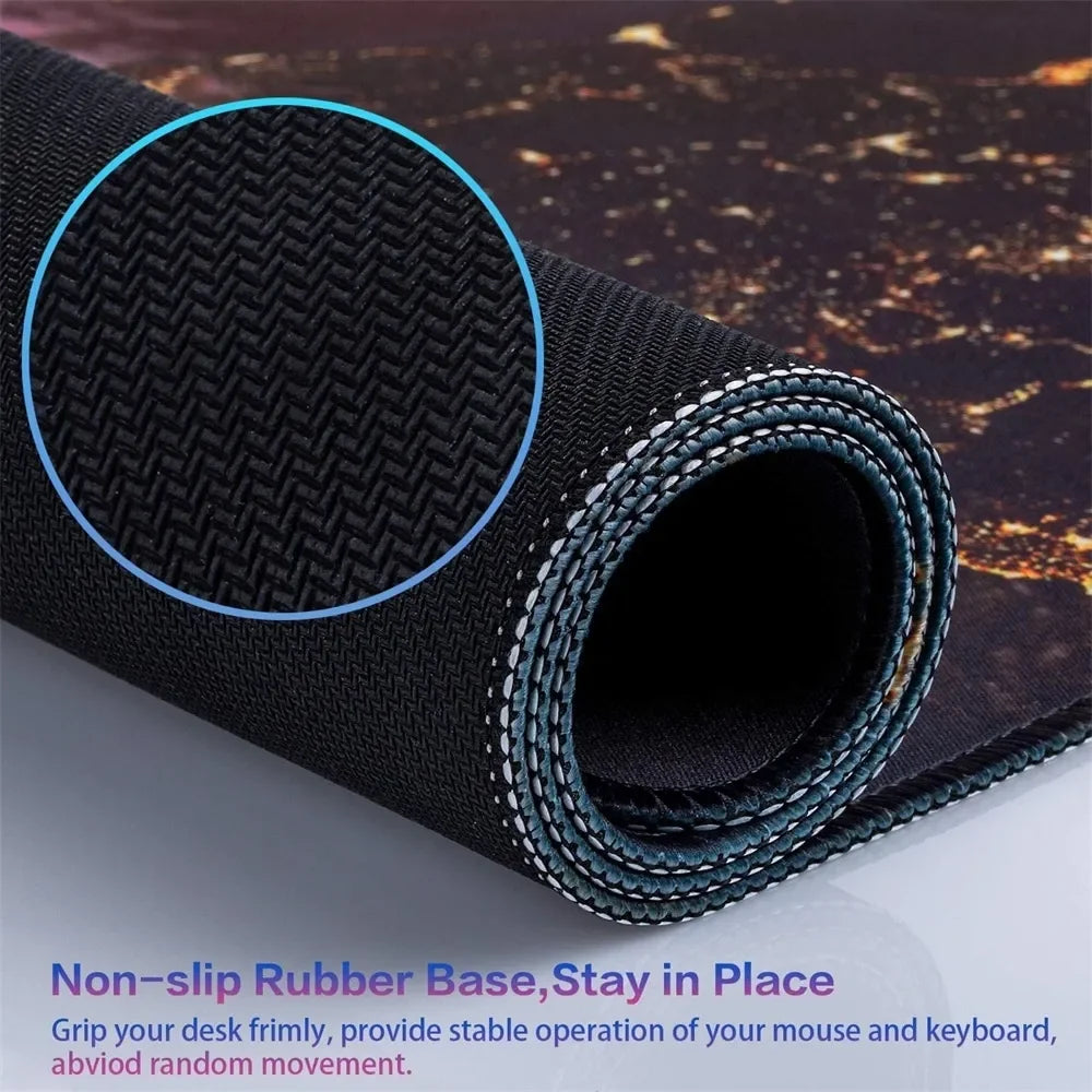 Laptop Black Gaming Accessories Mouse Pad Keyboard Non-slip Rug PC Japan Anime P-pokemon Gengar Mousepad Gamer Keyboard Carpet