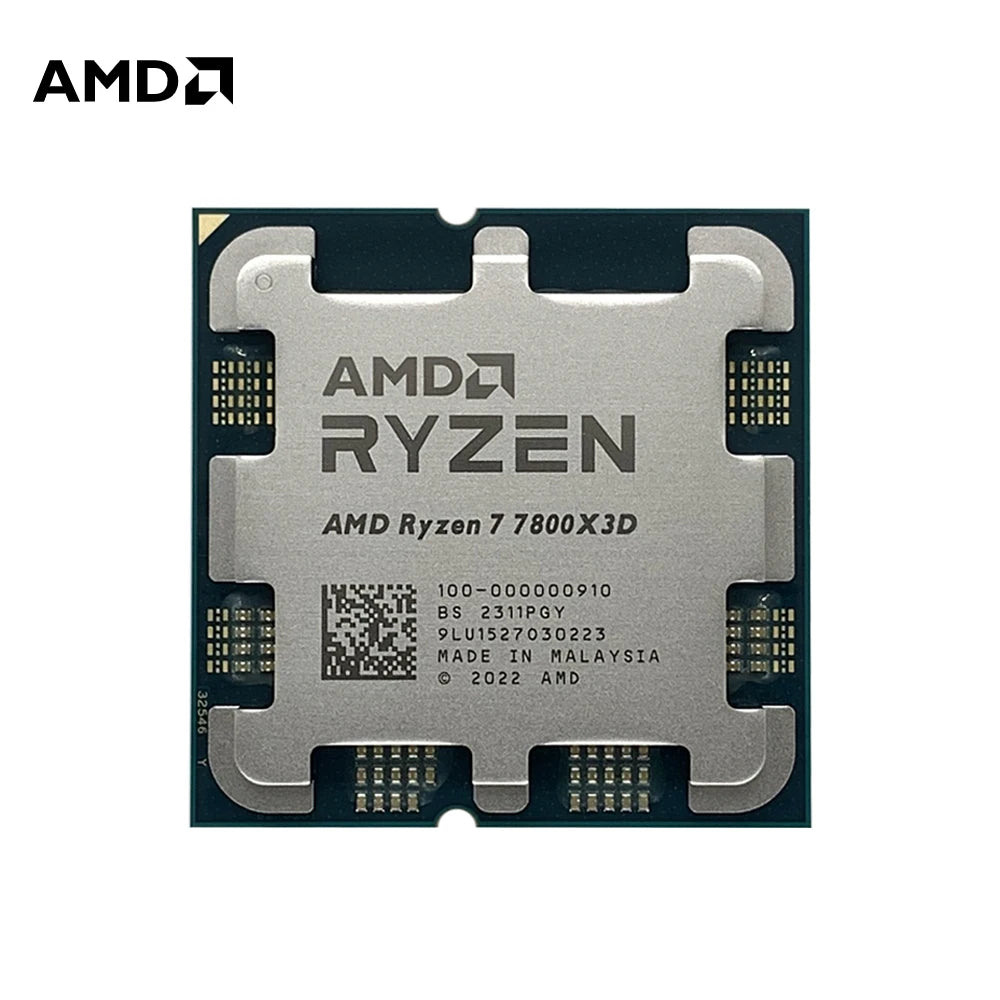 AMD RYZEN 7 7800X3D Brand New CPU Gaming Processor AMD R7 7800X3D 8-Core 16-Thread 5NM 96M Socket AM5 - WinSupport Tech