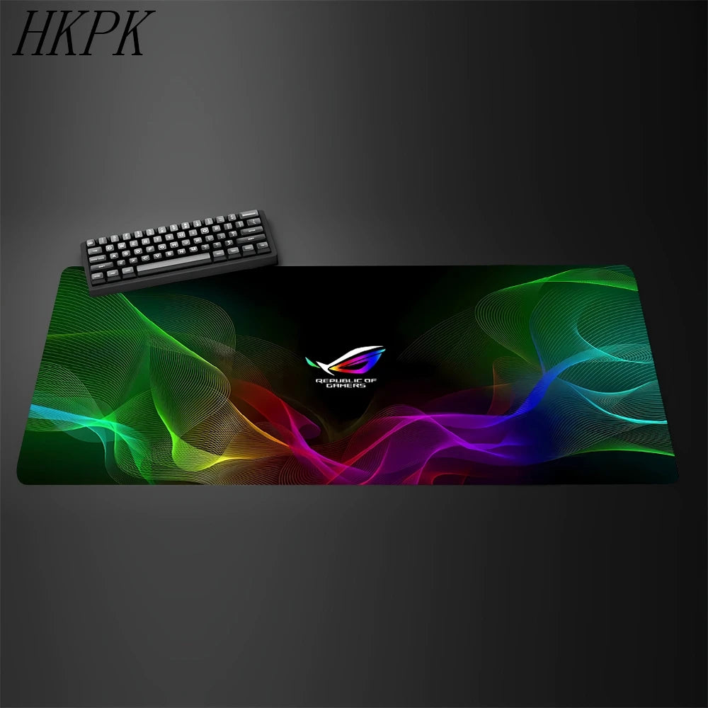 Gamer Mouse Pad Cartoon Asus Deskmat Gaming Mousepad Desk Protector Pc Accessories Mats Kawaii Anime Extended Mause Pads