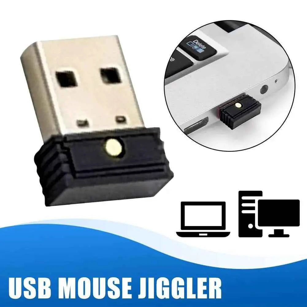Mouse Jiggler Mover Wiggler Undetectable Shaker USB Port for Computer Laptop, Plug-and-Play Keeps Computer Awake Mouse Movement
