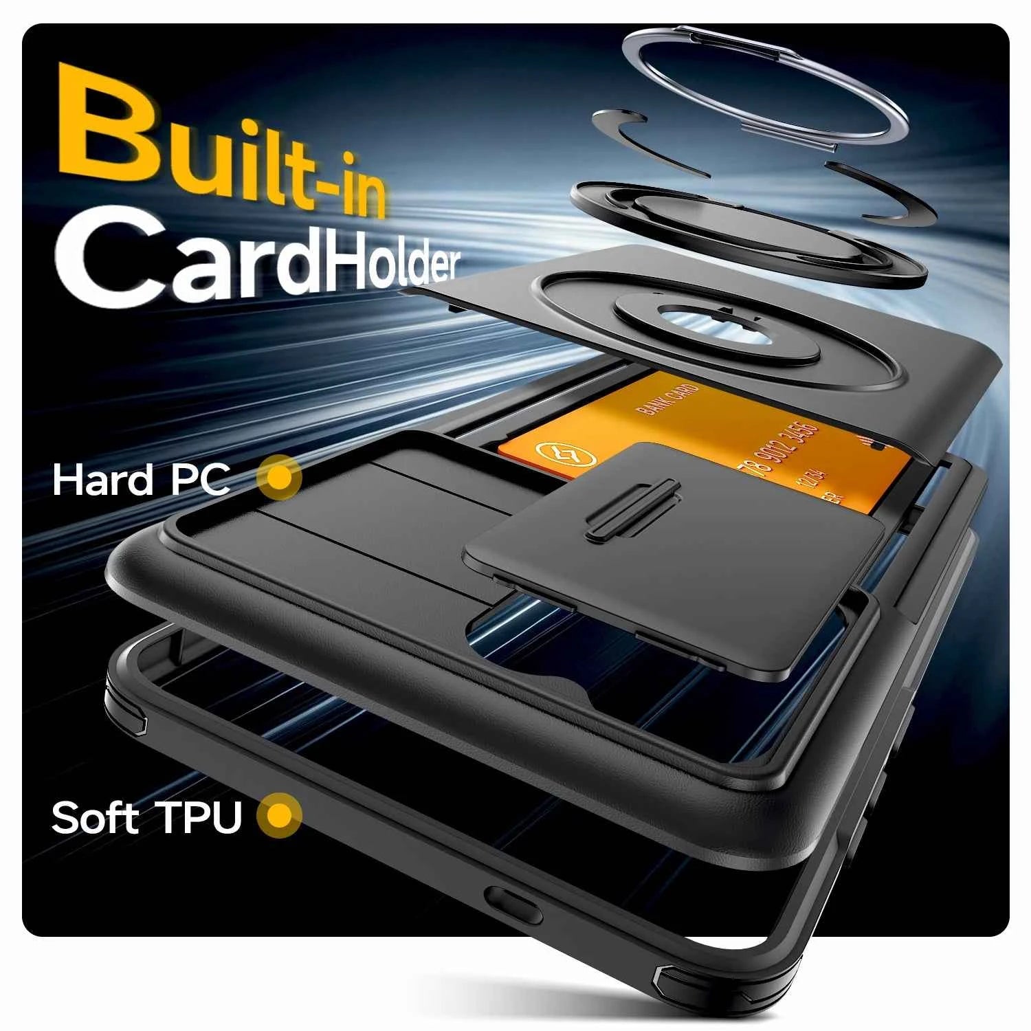 Luxury Wallet Case For Samsung Galaxy S26 S25 S24 Ultra Plus S23Ultra S22Ultra A57 A37 A27 A56 A17 Card Slot Stand Holder Cover