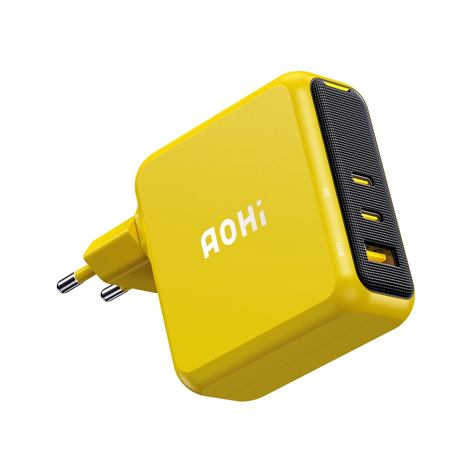 AOHI Magcube Pro 140W GaN phone charger PD3.1 3-Port USB C Charger For Macbook Pro Laptop Fast Charger For iPhone