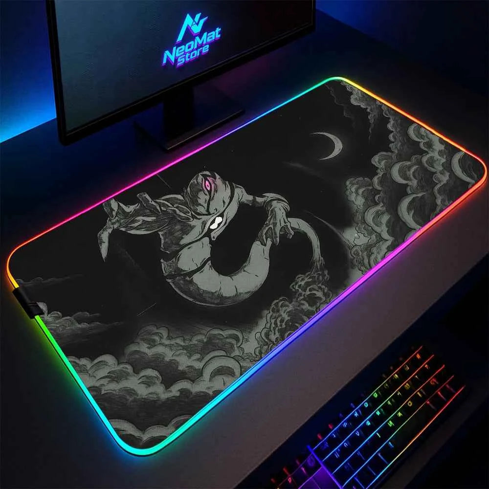 Light Up Mouse Pad with Backlight Led Loight Mousepad Pc Decoration Black Gaming Mat Pc Carpet 1200x600 Rgb Deskmat 1000x500