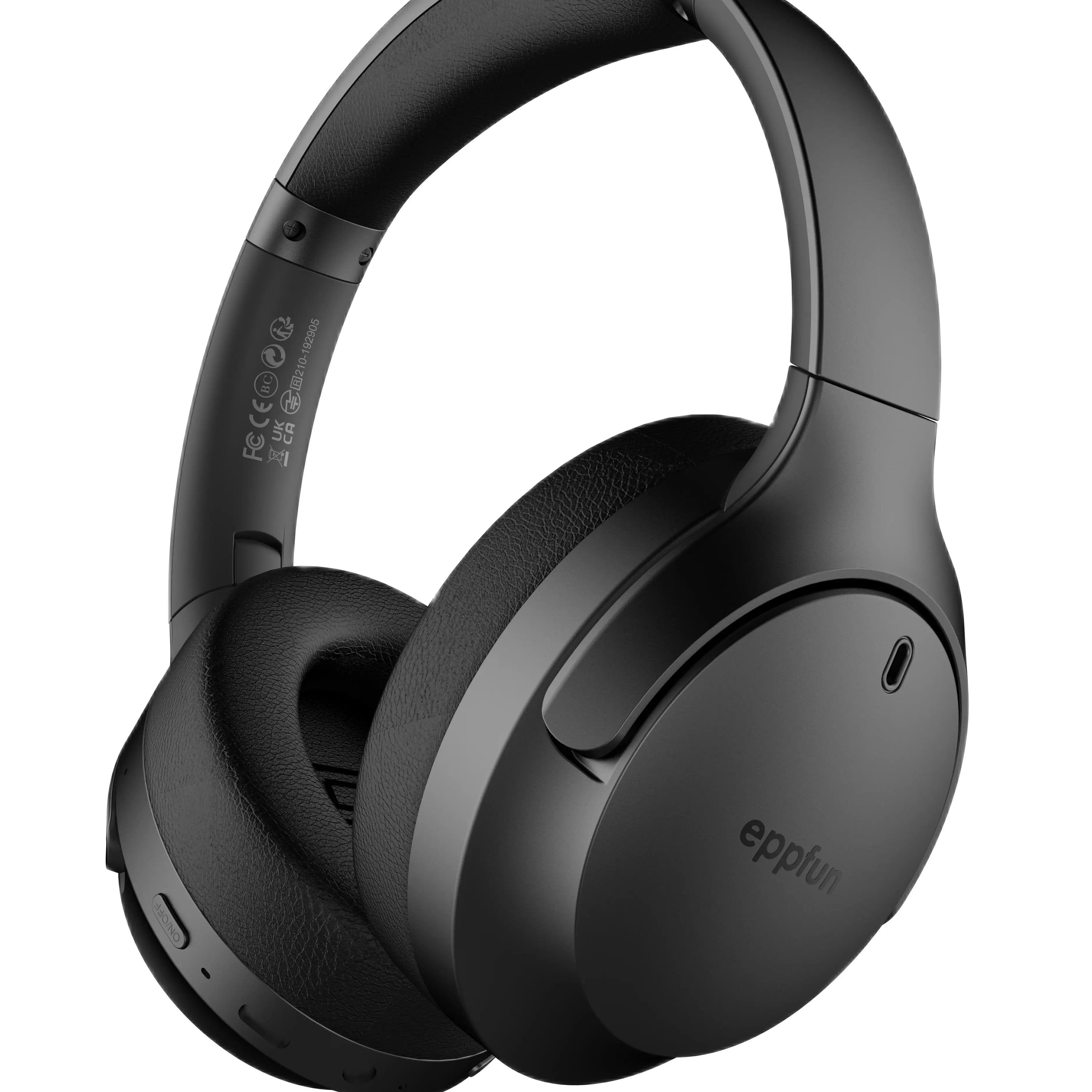 eppfun LE Audio Over Ear Bluetooth 5.4 Headphones with mic,Aptx Lossless/LC3/Auracast Headset for Music Gaming TV Watching