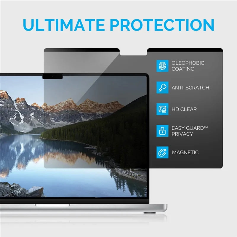 Magnetic Privacy Screen Protector for Macbook 12 Screen Protector A1534 A1931 Anti-spy Film Privacy Protection Removable 12 inch