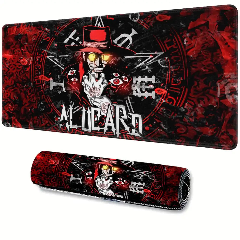 Anime Hellsing Alucard Mousepad Pad Gamer Carpet Computer Mouse Pad Anime Gaming mouse pad High Quality Game Mouse pad gift csgo
