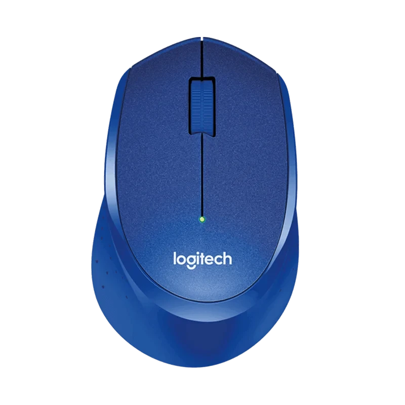 Logitech M330/M331 Wireless Silent Mouse, Ergonomic Comfort Design Quiet Click USB Plug and Play Mouse for PC Laptop Desktop
