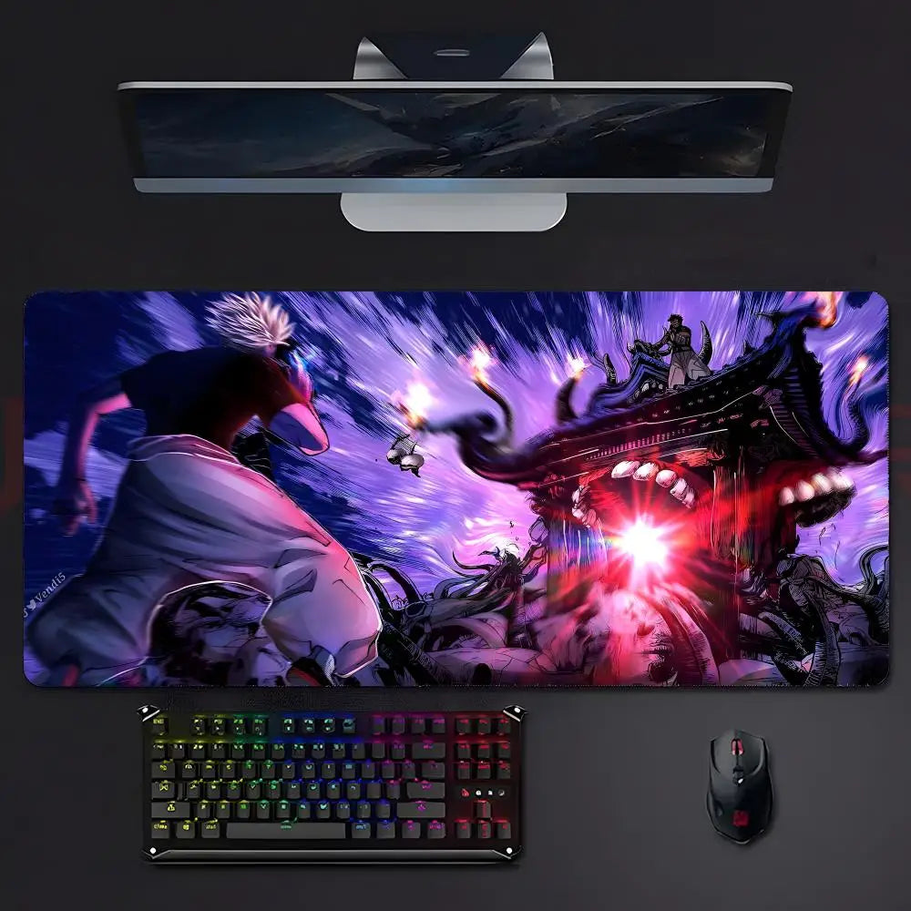anime supernatural J-Jujutsu K-Kaisen Mouse Pad Mousepad Large Gaming LockEdge Thickened PC Table Desk Mat
