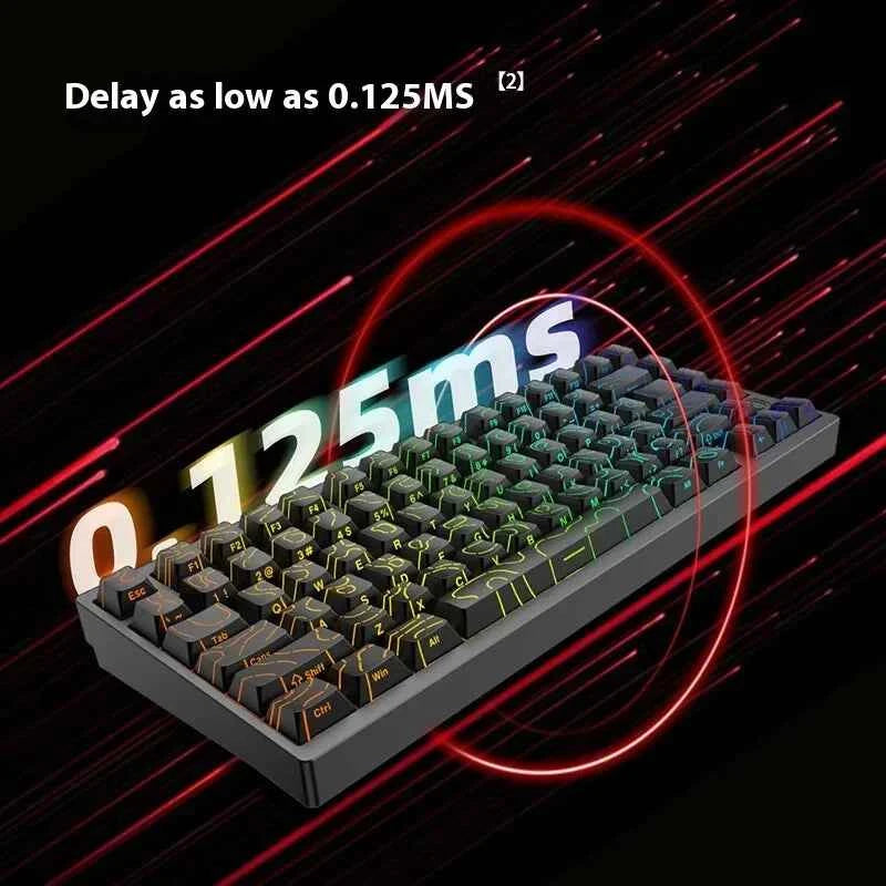 IROK MG75 PRO Mechanical Keyboard Magnetic Switch Hot Swap Aluminum RT0.005 RGB 81 Keys Custom Keyboard PC Gamer Accessory Gifts