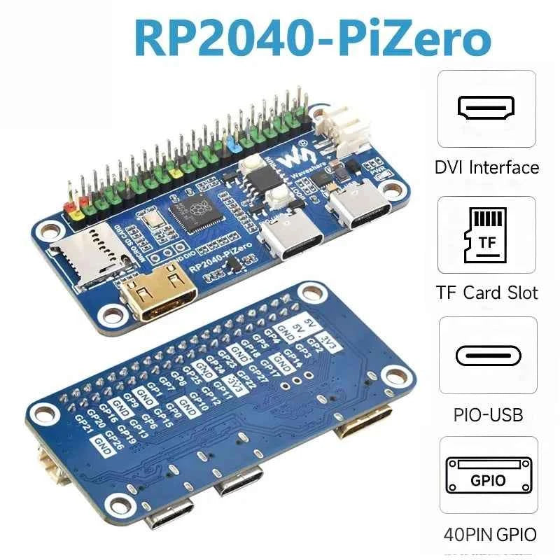 Raspberry Pi RP2040 PiZero Python Programming and Development Board Dual Core Processor DVI Interface