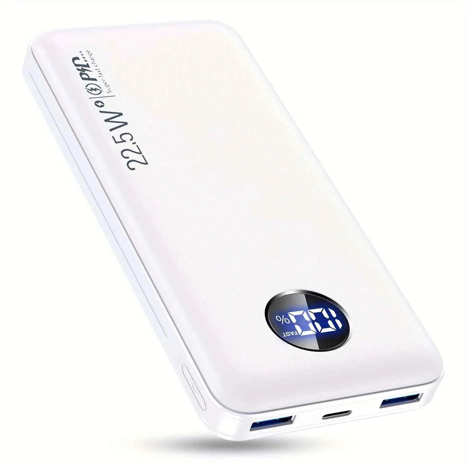 Portable Charger 30000mah Power Bank, USB-C (22.5W) Fast Charging Battery Pack Portable Phone Charger, Faster Charge