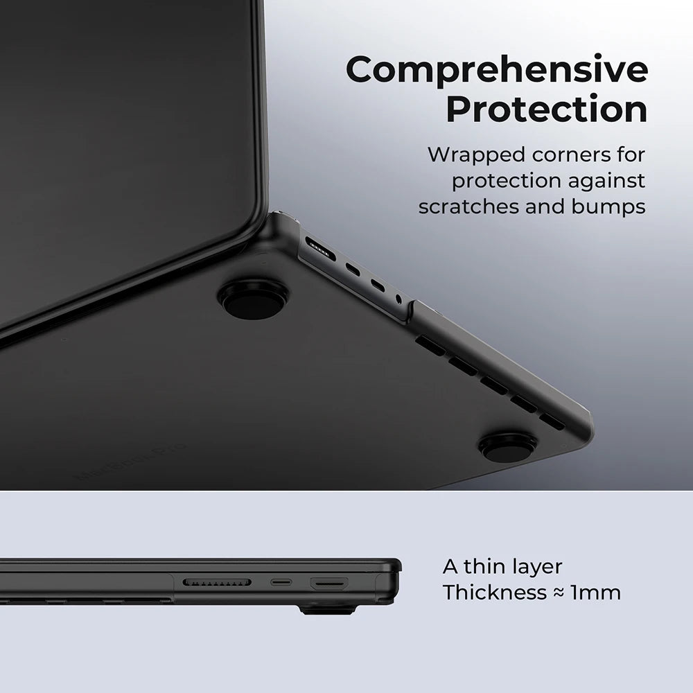 Laptop Case for MacBook Air 13 inch M5M4M3M2 Chip 2026-2022 Case,For MacBook Air 15 M4 2025 Cover,For MacBook Pro 14 16 inch M5
