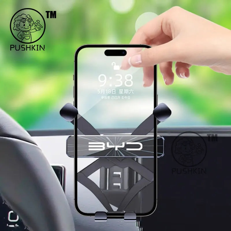 For BYD Seal 6 C6 DMI Touring 2025 2026 Car Styling Mobile Phone Holder Screen Mount Gravity Bracket Stand Modified Accessories