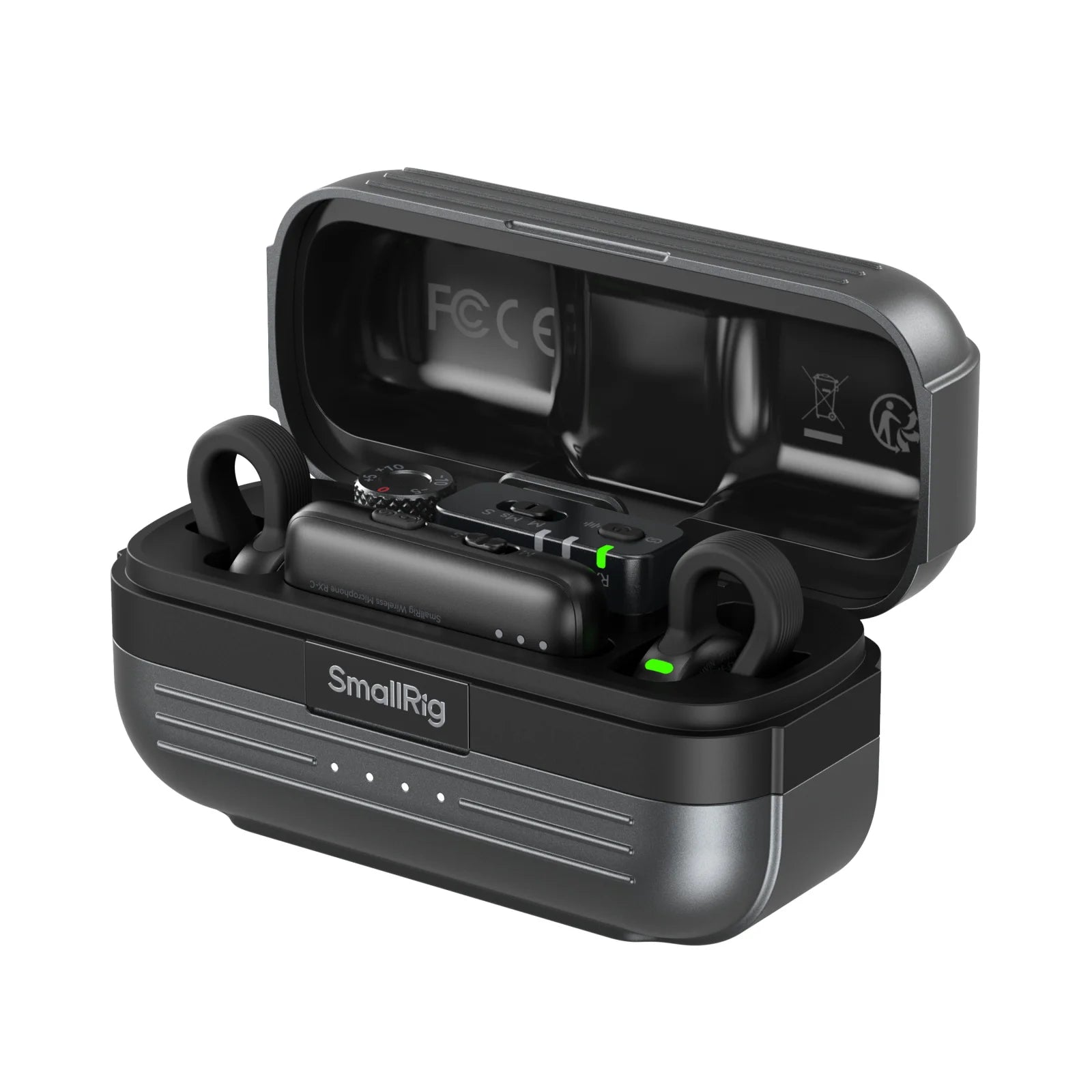 SmallRig S70 Wireless Microphone, 24-bit/48kHz Sampling 70dB SNR 40-Hour Runtime for Phone Camera for DJI for Insta360 -5715