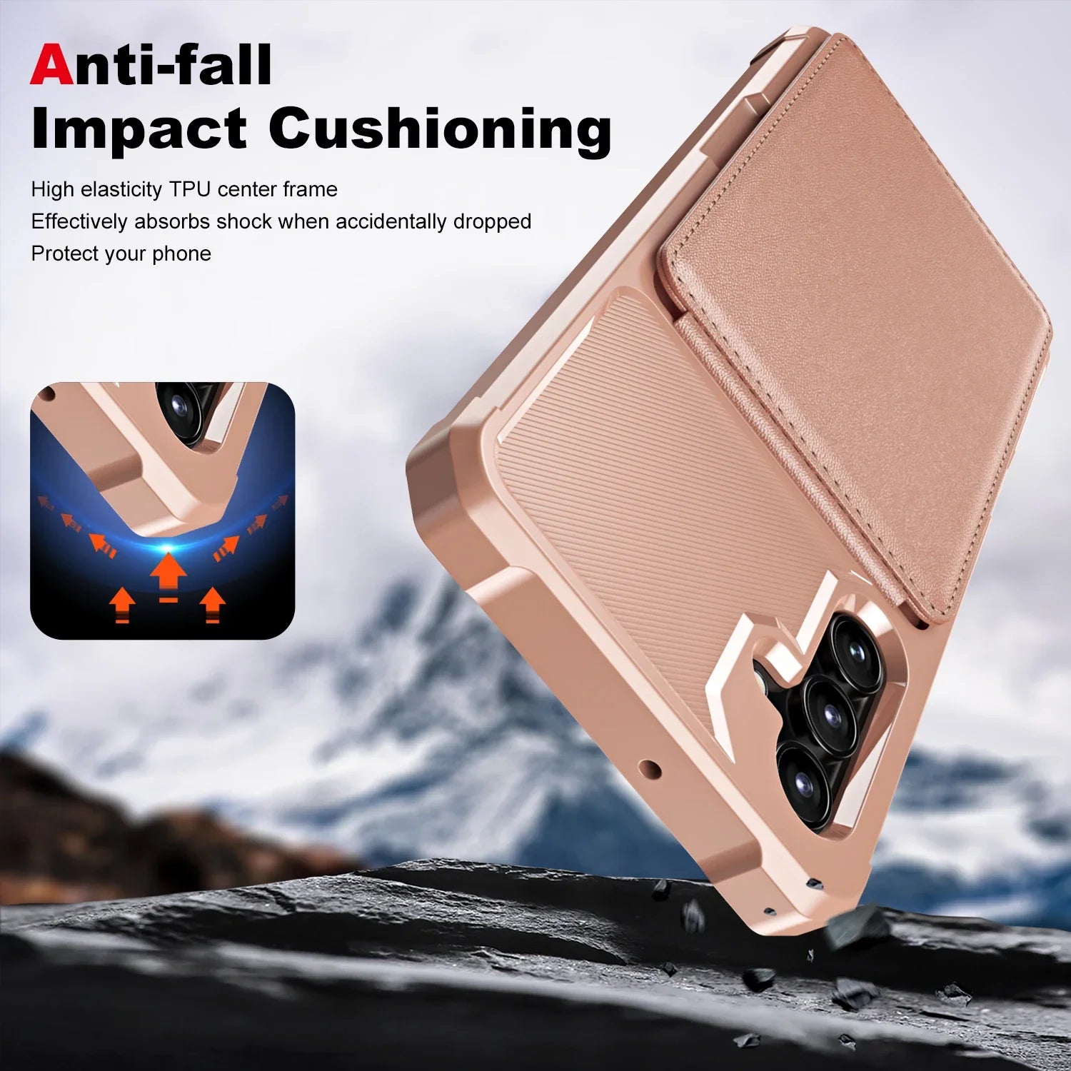 For Samsung Galaxy S25 Ultra S24 FE S23 S21 S22 A56 A36 A26 A16 A55 A35 A15 A54 A34 A23 5G A05 A05S 4G Card Holder Phone Case