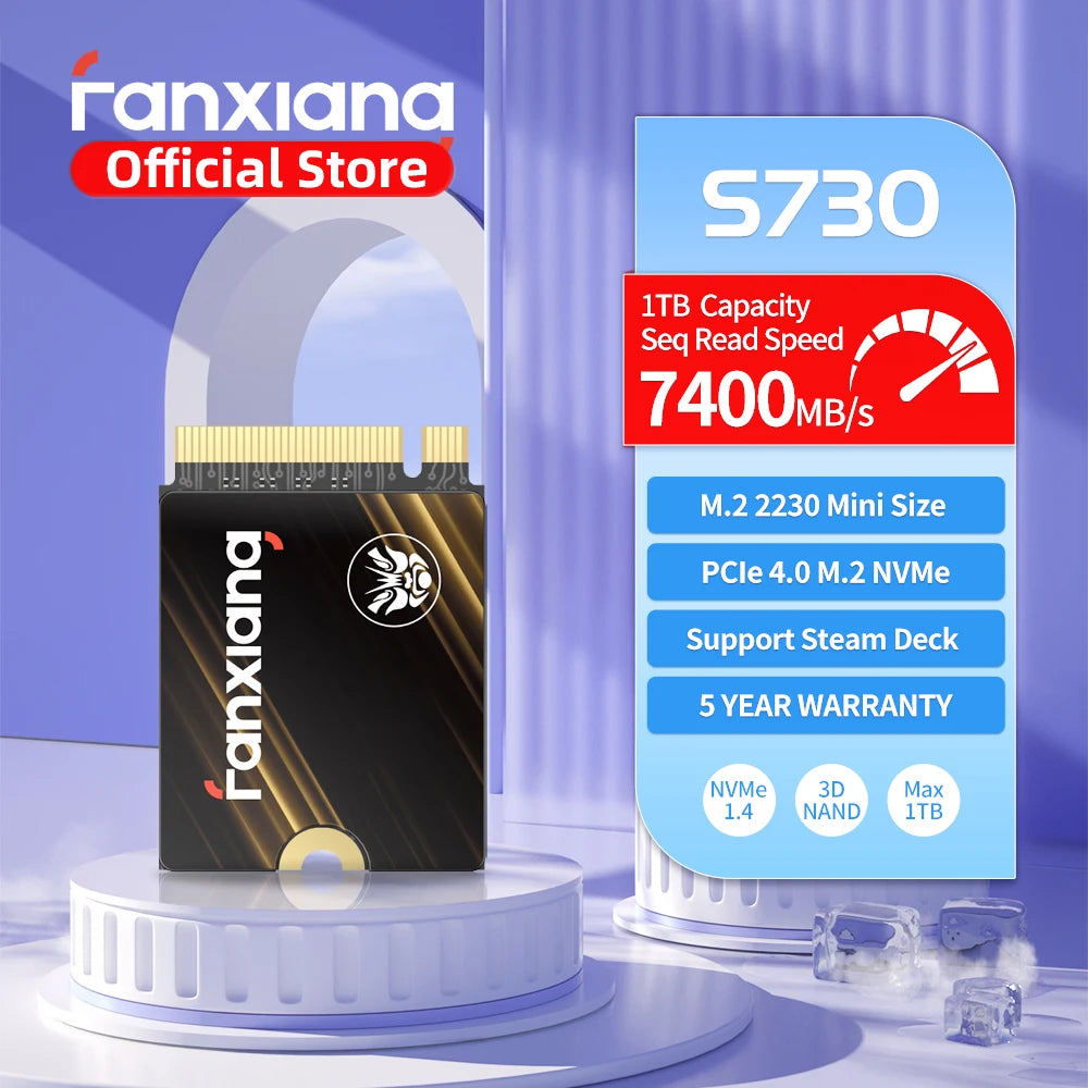 FANXIANG S730 M.2 2230 NVMe PCIe 4.0 SSD – Up to 7400MB/s