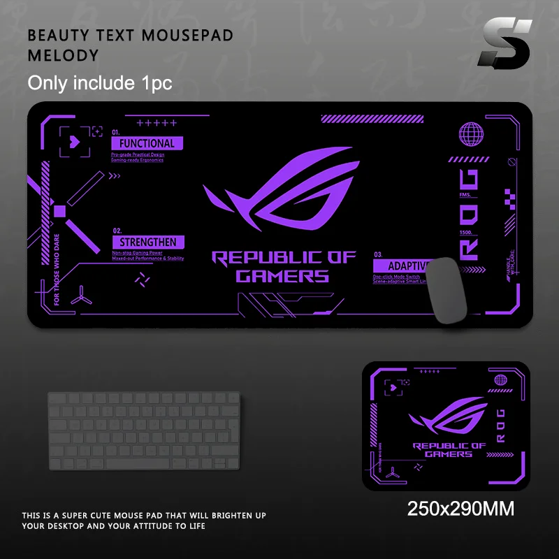 Gaming Mats Large Extended Pad for ASUS Rog Mouse Pad Gamer PC Computer Keyboard XXL Desk Mat Offices Interior Accessories Rug