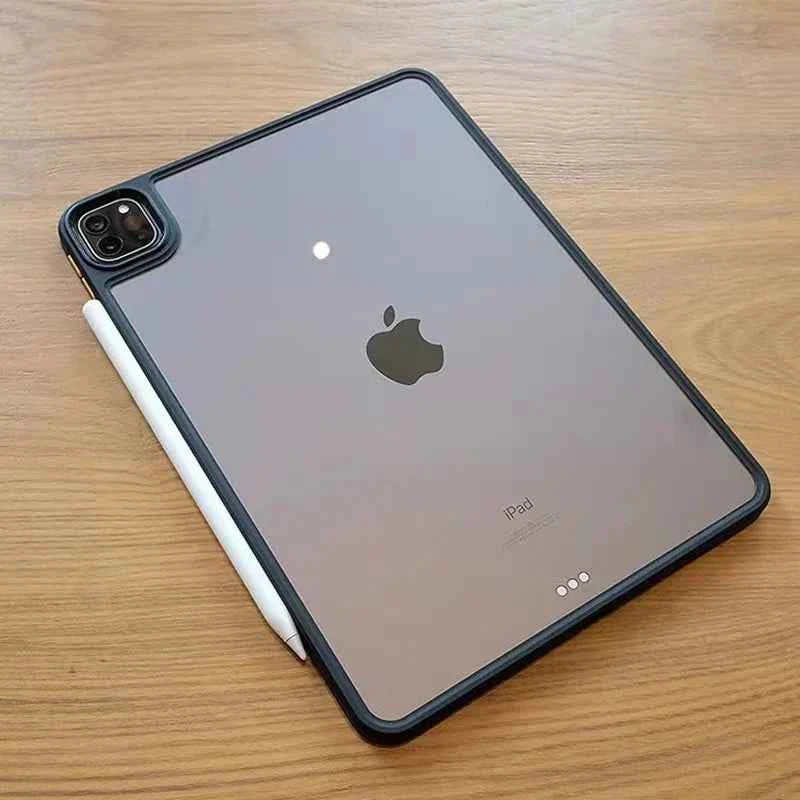 Clear Transparent Case For iPad Air 4 5 Pro 2024 11 12.9 10.2 13 MINI 6 7 8 9 10 Generation Sleeve Shockproof Hard Cover Funda