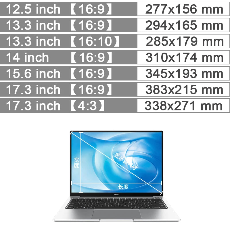 Privacy Screen Protector For Macbook Pro 16.2 14.2