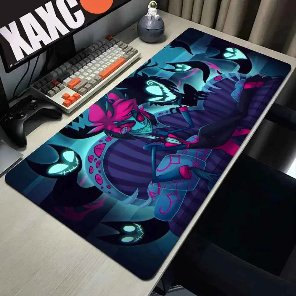 Mouse Pad H-azbin H-otel Player Computer Accessories Mousepad Laptop Keyboard Pad PC Tablemat Carpet Anime XXL Gamer DeskMat