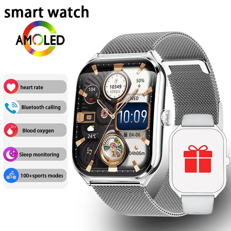 New Ultra Thin Smart Watch men 1.96