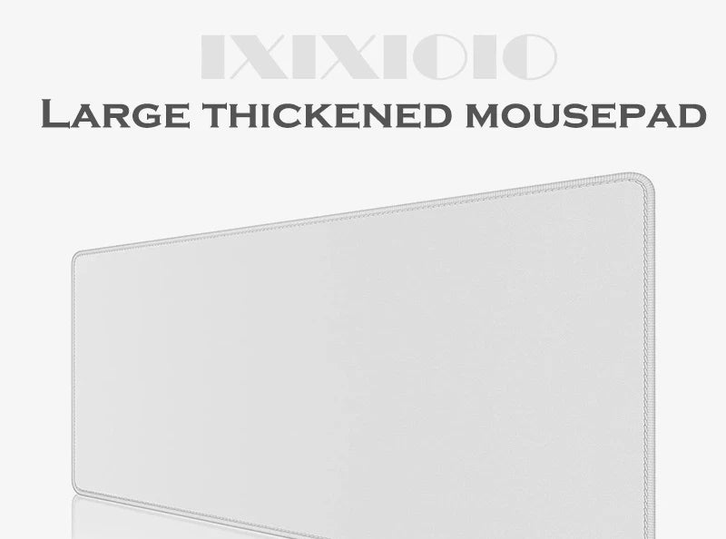 Mouse Pad Gamer White Contour Lines XL HD Custom New Mousepad XXL MousePads Natural Rubber Office Mouse Mats Desktop Mouse Pad