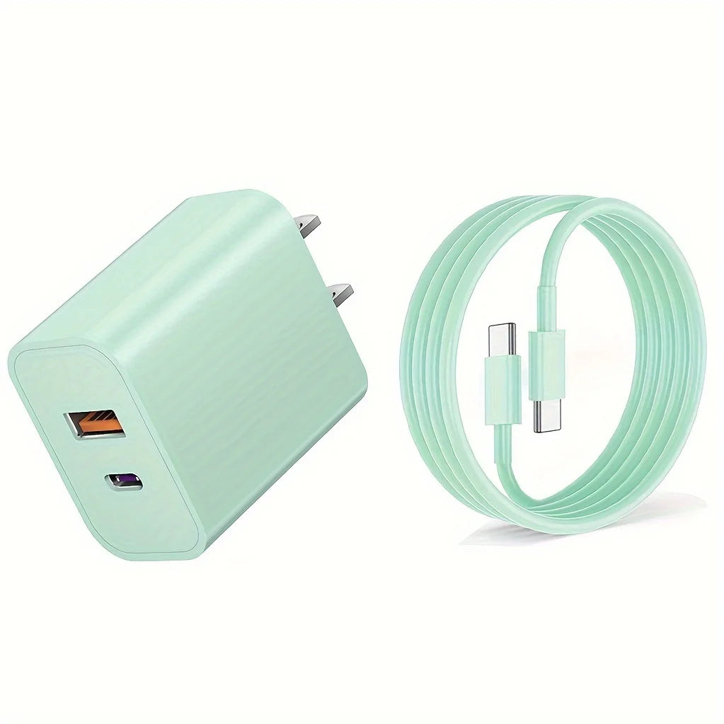 For iPhone16 Charger, 40W Dual Port Fast Charging Block With  6.6 FT USB C Cable For Phone 16/15/15 Pro/15 Pro Max/15 Plus, IPad