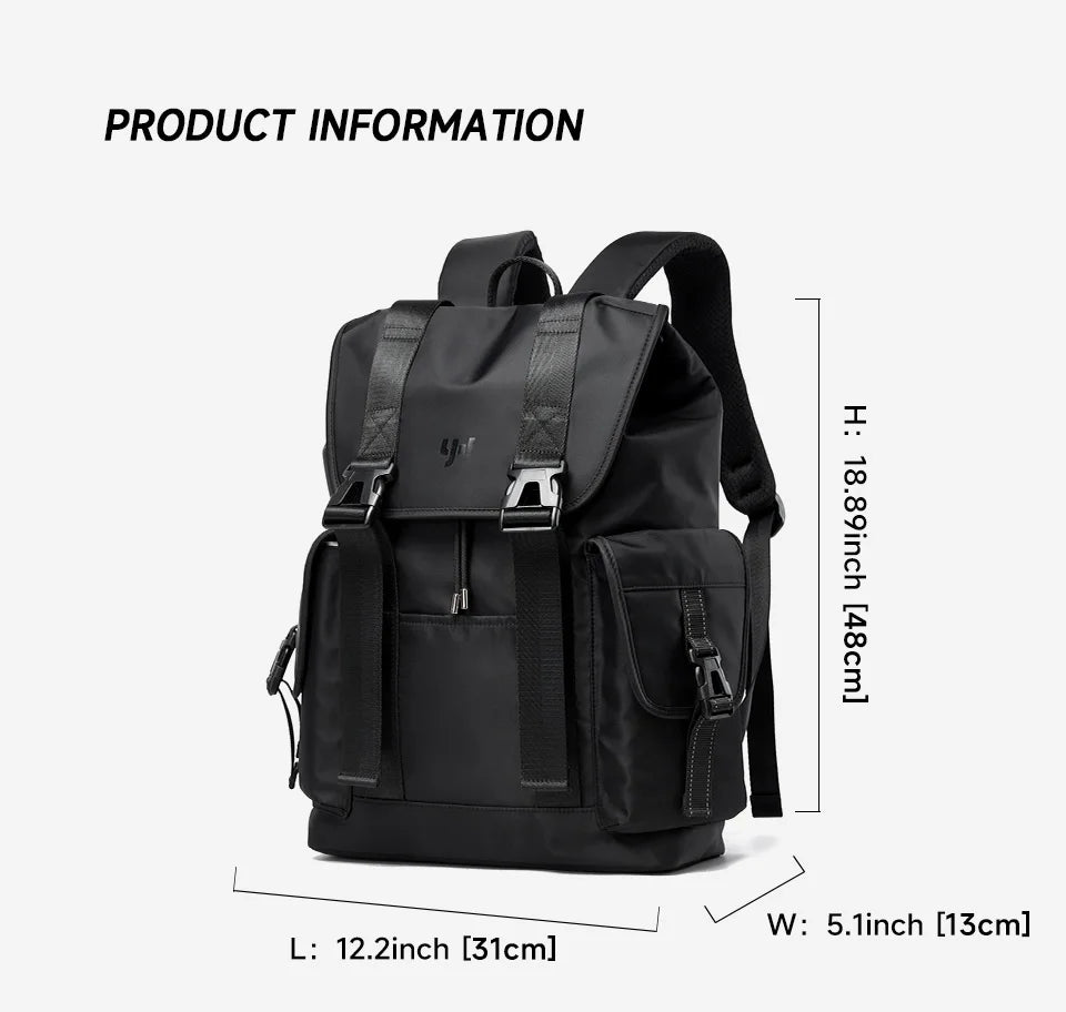 Large Capacity Laptop Backpack Travel Business Men Backpack  Oxford Waterproof With Anti-Theft Zipper Bag Fit Explorer Hiking