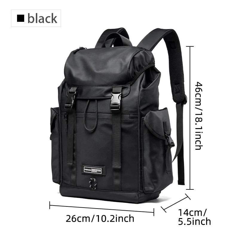 Large Capacity Laptop Backpack Travel Business Men Backpack  Oxford Waterproof With Anti-Theft Zipper Bag Fit Explorer Hiking