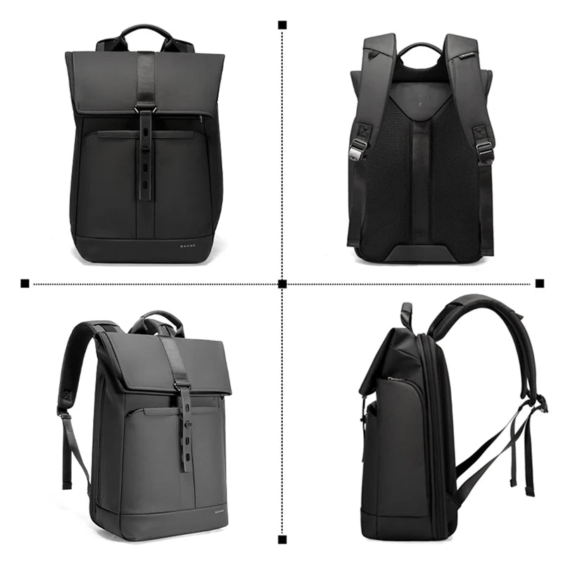 BANGE Anti-Theft Waterproof Laptop Backpack 15.6 Inch – Business Travel Backpack for Men & Women, Durable Work & School Bag