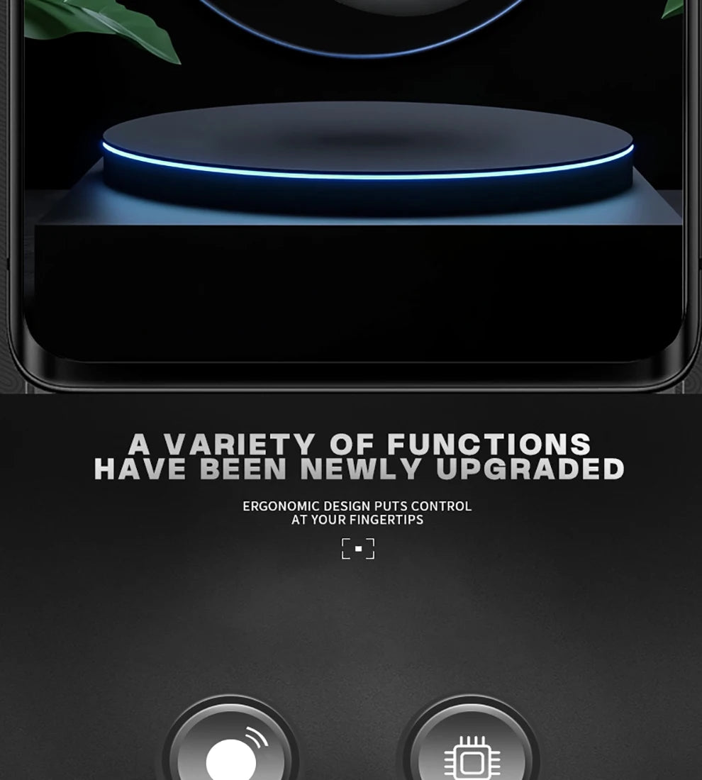 Ergonomic Bluetooth5.1 Dual Modes Wireless Vertical Trackball Mouse 1600DPI Rechargeable Silent Trackball Mice for Win/iOS