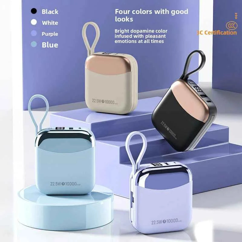 10000mAh Mini Power Bank  Fast Charge Powerbank CCC Chinese Certification External Battery for iPhone Xiaomi Huawei Samsung
