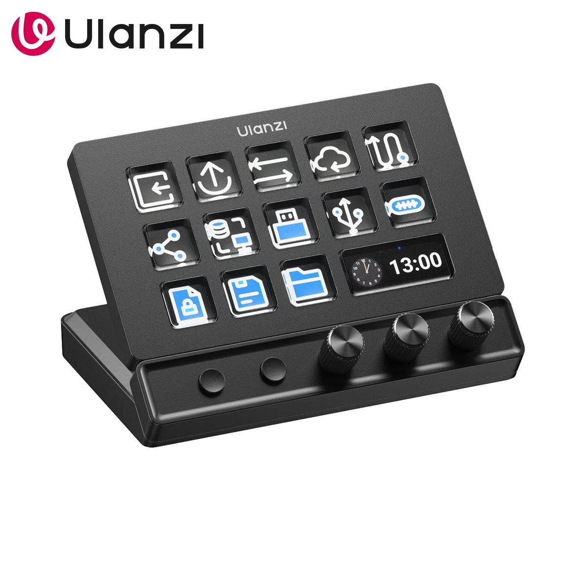 Ulanzi D200X StreamDeck Visual Keyboard Creative Control Hub 8-in-1 Docking Station Ecosystem Video Output Data Transfer Editing