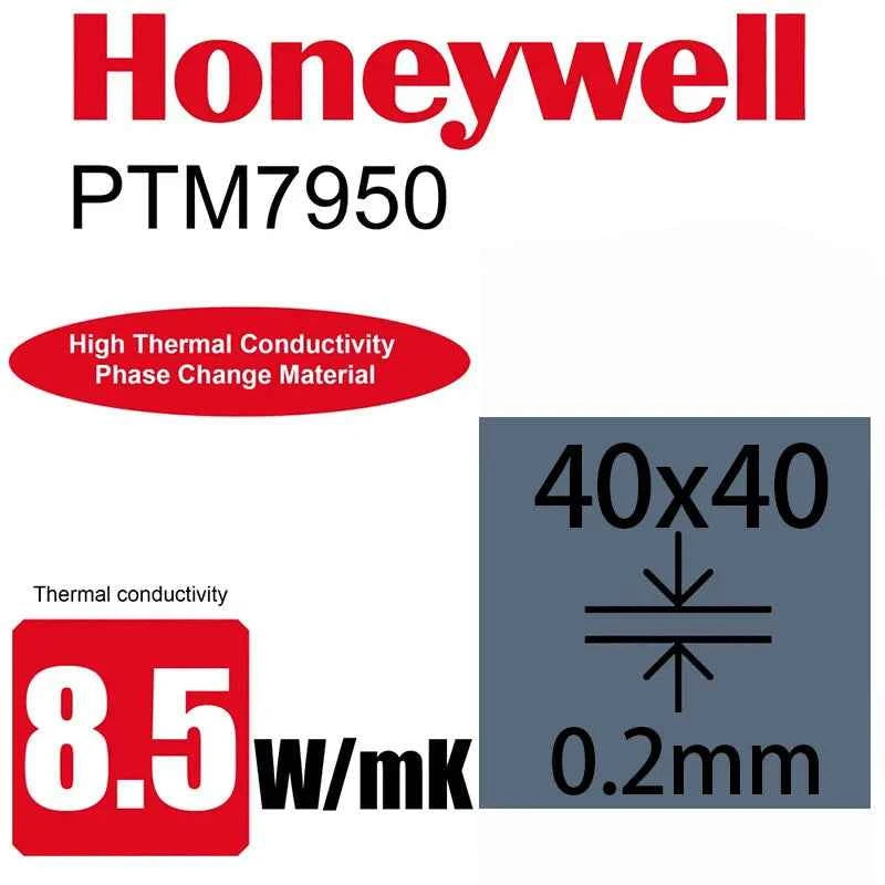 Honeywell PTM7950 8.5W 0.2 0.25mm Phase Change Silicone Pad Sheet Laptop CPU Phase Change Thermal Conductive Paste Pad Patch