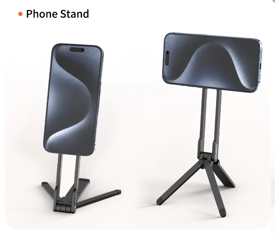 Ulanzi MA30 Carabiner-Mounted Phone Tripod for iPhone 15 14 13 12 Pro/Pro Max Dual-sided Magnet Tripod Desk Mount Phone Handle
