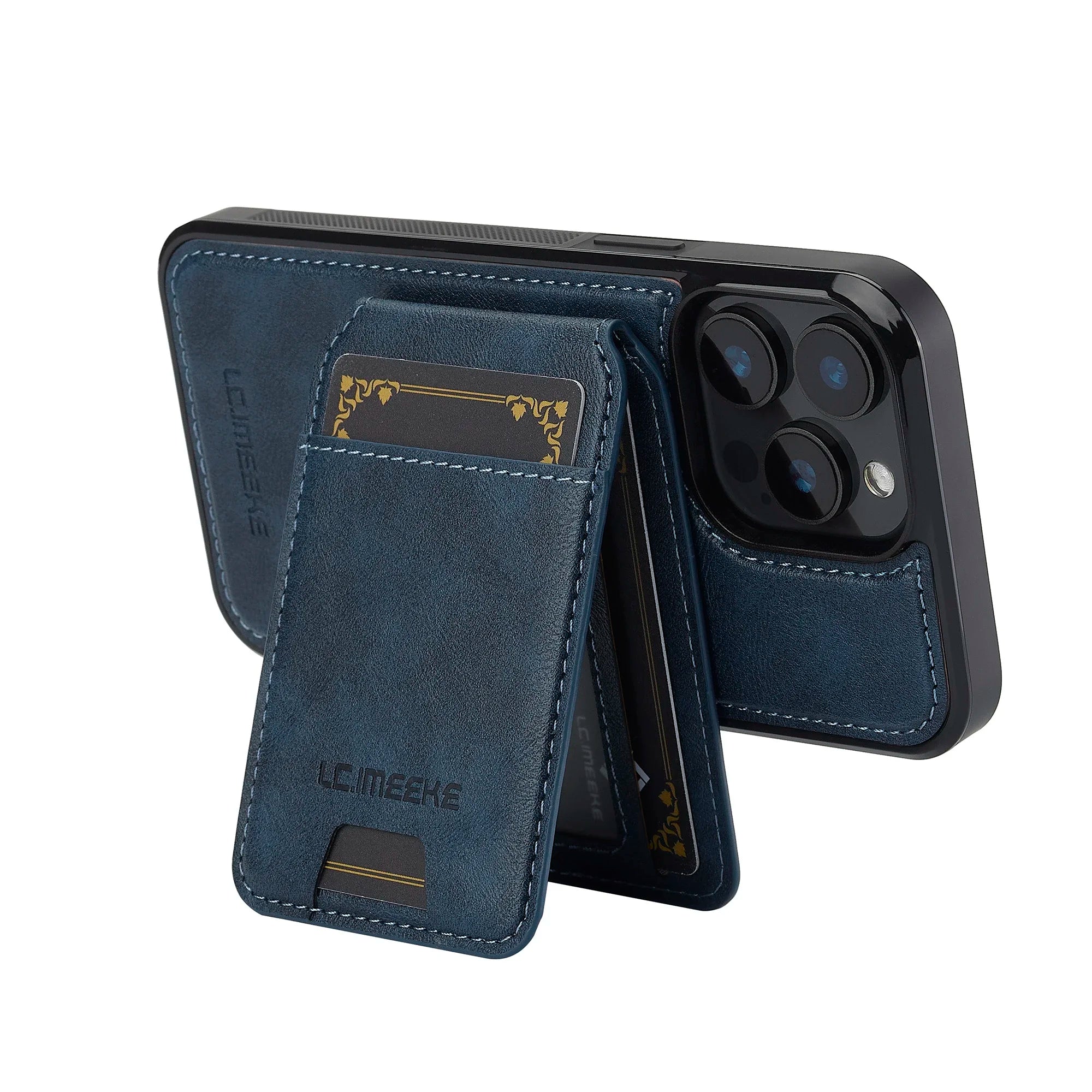 Detachable Magnetic 2 In 1 Leather Case For iPhone 16E 17 1615 14 13 12 11 Pro XS Max Air XR 8 7 Plus SE Card Pocket Phone Cover
